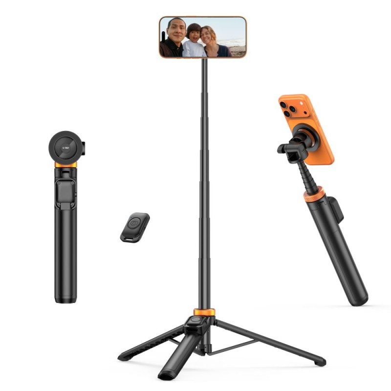 TECH-PROTECT L03S MagSafe Bluetooth selfie stick статив черен - 5906302322817