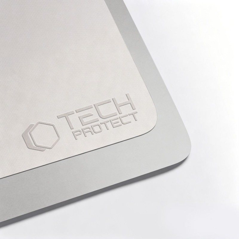 Tech-Protect Полираща микрофибърна кърпа за екрани за лаптоп 15–16″, сива - 5906302322831