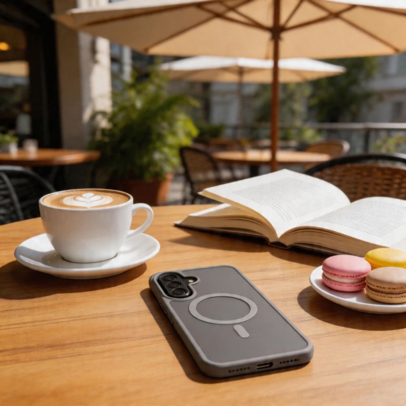 TECH-PROTECT MAGMAT MagSafe за Samsung Galaxy A57 5G матово сиво - TECH-PROTECT MAGMAT MagSafe за Samsung Galaxy A57 5G матово сиво - 5906302322893