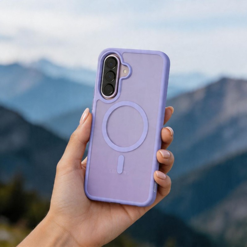 TECH-PROTECT MAGMAT MagSafe калъф за Samsung Galaxy A57 5G мат лилав - TECH-PROTECT MAGMAT MagSafe калъф за Samsung Galaxy A57 5G мат лилав - 5906302322916