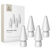 TECH-PROTECT STYLUS TIPS 4-PACK за Apple Pencil – бели (4 броя) - TECH-PROTECT STYLUS TIPS 4-PACK за Apple Pencil – бели (4 броя) - 5906302322978
