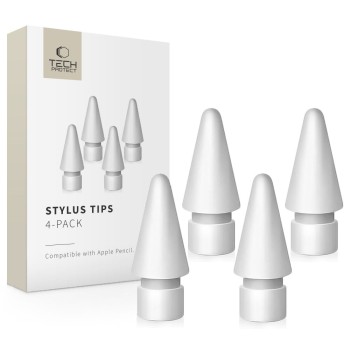 TECH-PROTECT STYLUS TIPS 4-PACK за Apple Pencil – бели (4 броя)