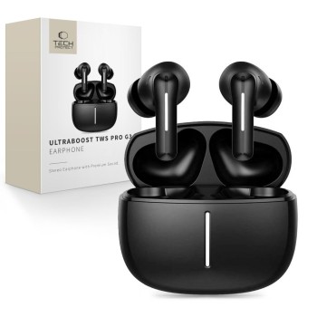 TECH-PROTECT ULTRABOOST TWS ANC EARPHONE PRO G3 Black (SKU: 5906302323142)