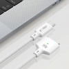 TECH-PROTECT MMC01 ULTRABOOST Магнитен кабел за MacBook USB-C към MagSafe 3 140W 200см Бял - 5906302323296