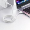 TECH-PROTECT MMC01 ULTRABOOST Магнитен кабел за MacBook USB-C към MagSafe 3 140W 200см Бял - 5906302323296