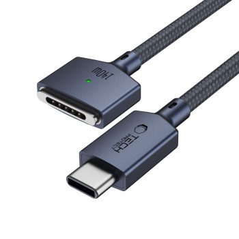 TECH-PROTECT MMC01 ULTRABOOST Магнитен кабел USB-C към MagSafe 3 за MacBook 140W, 200 см, Midnight Blue TECH-PROTECT MMC01 ULTRABOOST Магнитен кабел USB-C към MagSafe 3 за MacBook 140W, 200 см, Midnight Blue