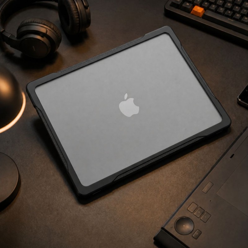 TECH-PROTECT VELAR за MacBook NEO 13 2026 Black/Matte Clear - TECH-PROTECT VELAR за MacBook NEO 13 2026 Black/Matte Clear - 5906302323319