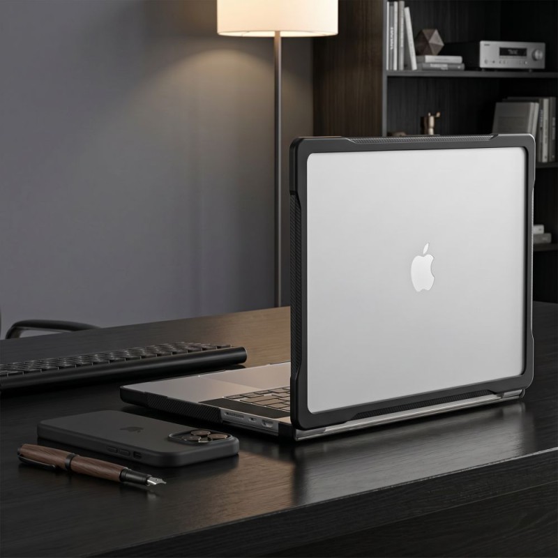 TECH-PROTECT VELAR за MacBook NEO 13 2026 Black/Matte Clear - TECH-PROTECT VELAR за MacBook NEO 13 2026 Black/Matte Clear - 5906302323319