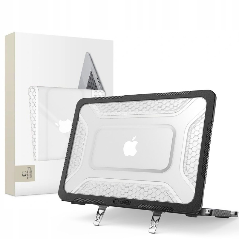 Tech-Protect Kevlar Pro MacBook Neo 13 (2026) матово черно/прозрачно - 5906302323326