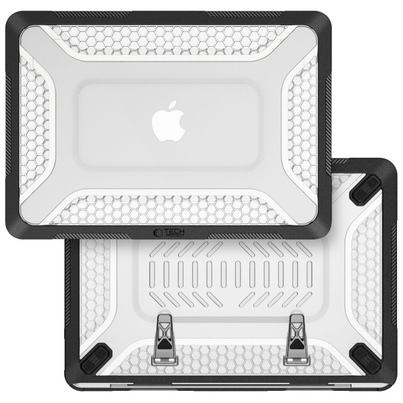 Tech-Protect Kevlar Pro MacBook Neo 13 (2026) матово черно/прозрачно - 5906302323326