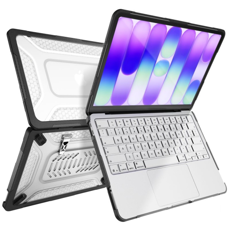 Tech-Protect Kevlar Pro MacBook Neo 13 (2026) матово черно/прозрачно - 5906302323326