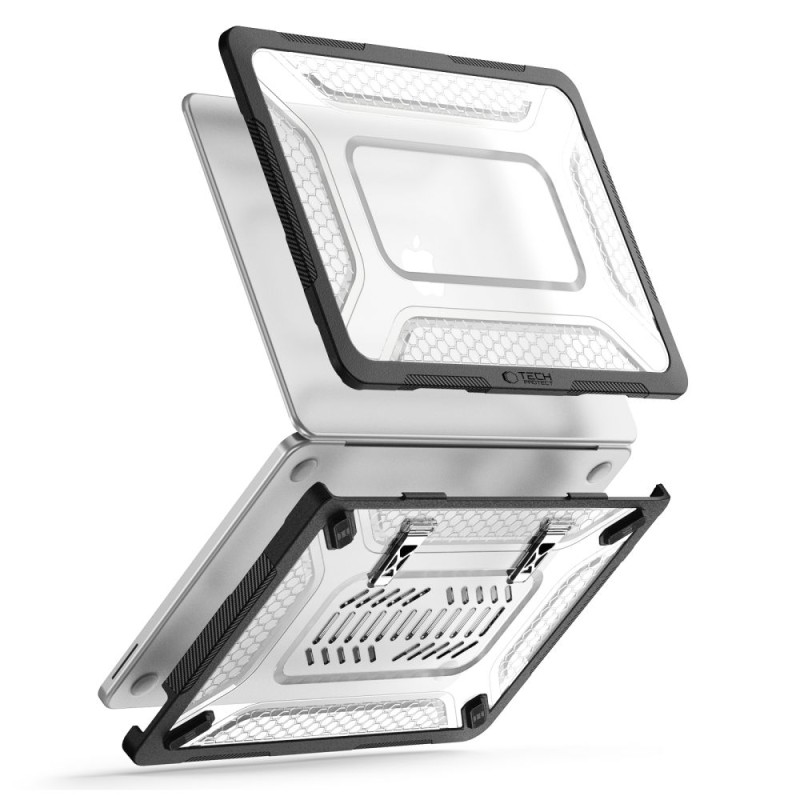 Tech-Protect Kevlar Pro MacBook Neo 13 (2026) матово черно/прозрачно - 5906302323326