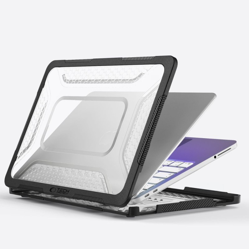 Tech-Protect Kevlar Pro MacBook Neo 13 (2026) матово черно/прозрачно - 5906302323326