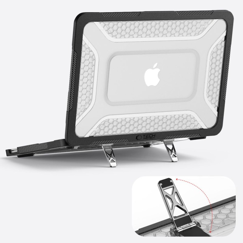 Tech-Protect Kevlar Pro MacBook Neo 13 (2026) матово черно/прозрачно - 5906302323326