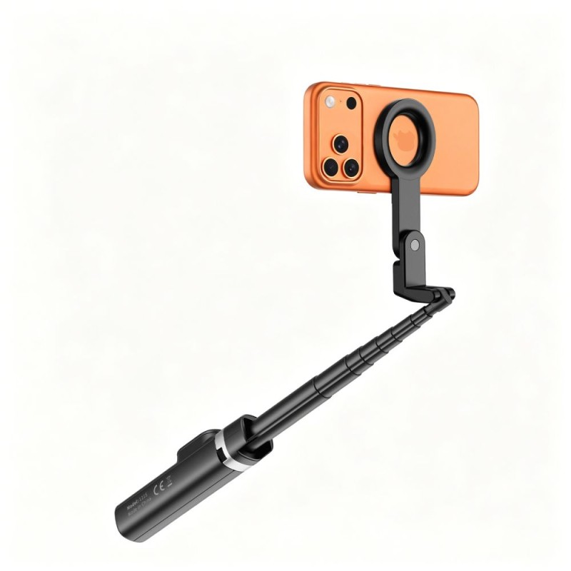 Tech-Protect L11S MagSafe Bluetooth selfie стик триножник Black - Tech-Protect L11S MagSafe Bluetooth selfie стик триножник Black - 5906302323395