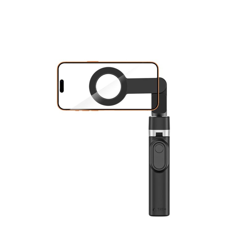 Tech-Protect L11S MagSafe Bluetooth selfie стик триножник Black - Tech-Protect L11S MagSafe Bluetooth selfie стик триножник Black - 5906302323395
