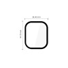Tech-Protect Glass Flex+ хибридно стъкло за Xiaomi Redmi Watch 6 (2 броя) – Black - 5906302323449