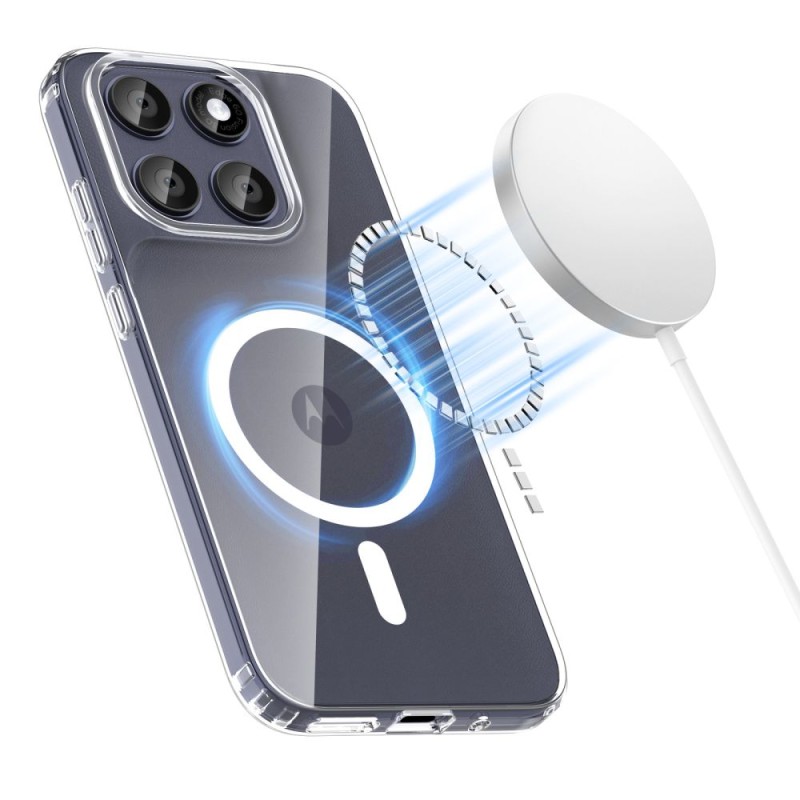 TECH-PROTECT FlexAir Hybrid MagSafe за Motorola Moto G67 / G77 – прозрачен - TECH-PROTECT FlexAir Hybrid MagSafe за Motorola Moto G67 / G77 – прозрачен - 5906302323517