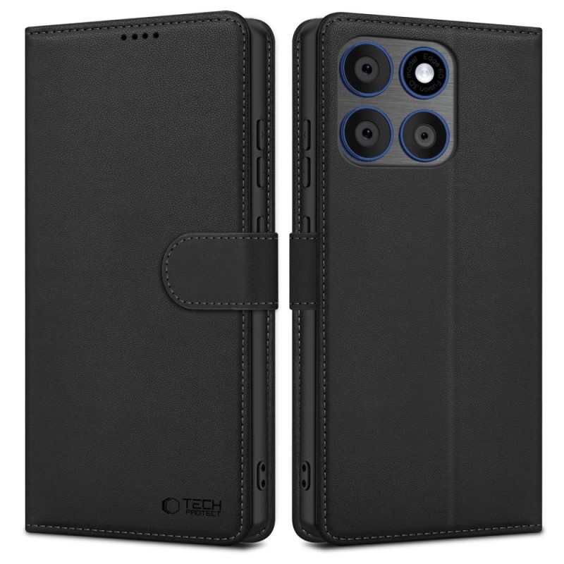 TECH-PROTECT WALLET калъф за MOTOROLA EDGE 70 5G, черен - TECH-PROTECT WALLET калъф за MOTOROLA EDGE 70 5G, черен - 5906302323562