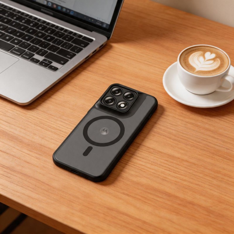 TECH-PROTECT Magmat MagSafe калъф за Motorola Edge 70 Pro 5G, матово черен - TECH-PROTECT Magmat MagSafe калъф за Motorola Edge 70 Pro 5G, матово черен - 5906302323616
