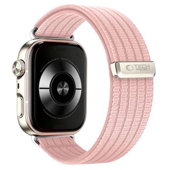 TECH-PROTECT Nylon Sport каишка за HUAWEI WATCH FIT 3/4/4 PRO/5/5 PRO (Light Pink) TECH-PROTECT Nylon Sport каишка за HUAWEI WATCH FIT 3/4/4 PRO/5/5 PRO (Light Pink)