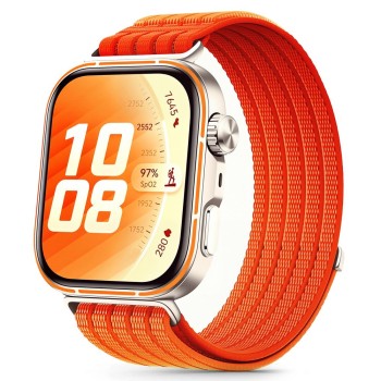 TECH-PROTECT NYLON SPORT КАЦИШТАНД ЗА HUAWEI WATCH FIT 3 / 4 / 4 PRO / 5 / 5 PRO ОРАНЖЕВ