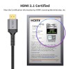 TECH-PROTECT UltraBoost HDMI 2.1 кабел 4K 120Hz / 8K 60Hz, 200 см, черен - TECH-PROTECT UltraBoost HDMI 2.1 кабел 4K 120Hz / 8K 60Hz, 200 см, черен - 5906302323685