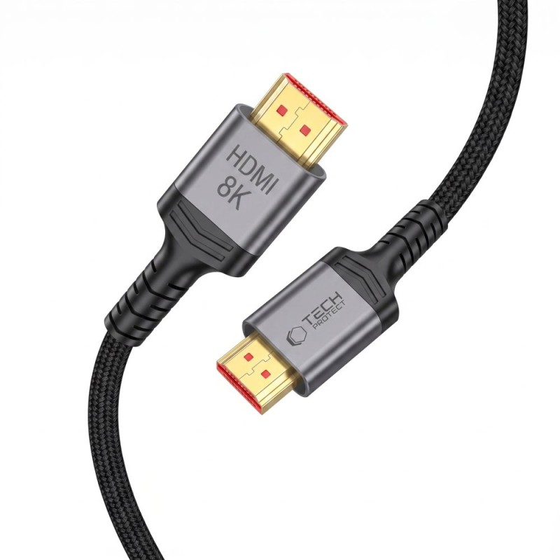 Tech-Protect UltraBoost HDMI 2.1 кабел 4K 120Hz / 8K 60Hz 300см, черен - Tech-Protect UltraBoost HDMI 2.1 кабел 4K 120Hz / 8K 60Hz 300см, черен - 5906302323692