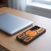 TECH-PROTECT MagBlast MagSafe + GLASS 2-PACK Galaxy S26 Ultra Black/Orange (SKU 5906302323746) - TECH-PROTECT MagBlast MagSafe + GLASS 2-PACK Galaxy S26 Ultra Black/Orange (SKU 5906302323746) - 5906302323746