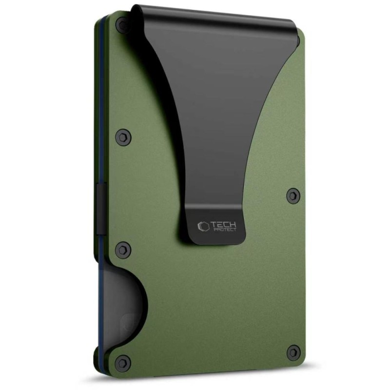 Tech-Protect Thorn RFID портфейл за карти Military Green - 5906302323814