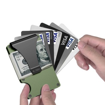 Tech-Protect Thorn RFID портфейл за карти Military Green