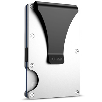 TECH-PROTECT THORN RFID портфейл за карти, стомана, сребрист