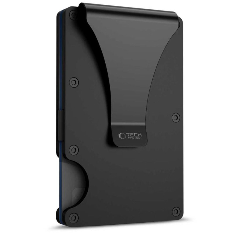 Tech-Protect Thorn RFID портмоне за карти, черно - Tech-Protect Thorn RFID портмоне за карти, черно - 5906302323838