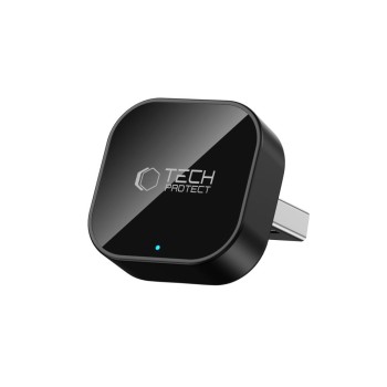 Tech-Protect Ultraboost CA01 адаптер за Apple CarPlay / Android Auto (USB, Bluetooth 5.4, Wi‑Fi 5.8 GHz) матово черен Tech-Protect Ultraboost CA01 адаптер за Apple CarPlay / Android Auto (USB, Bluetooth 5.4, Wi‑Fi 5.8 GHz) матово черен