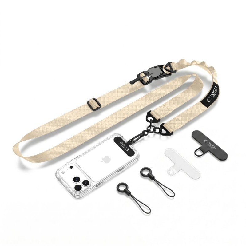 Tech-Protect C9S Rope Crossbody Sienna Beige - Tech-Protect C9S Rope Crossbody Sienna Beige - 5906302323883
