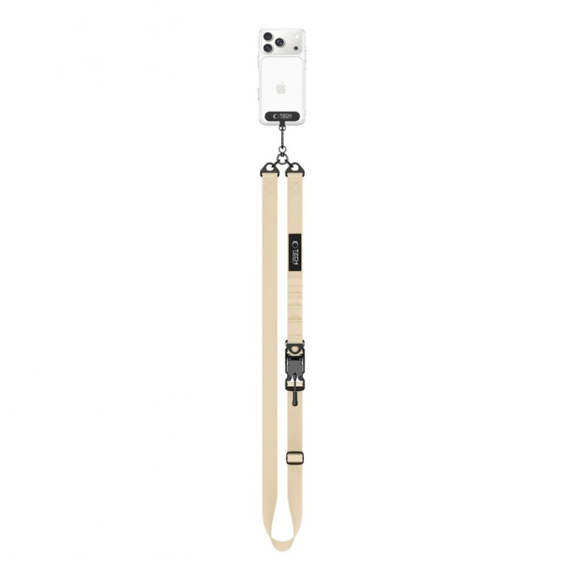 Tech-Protect C9S Rope Crossbody Sienna Beige - Tech-Protect C9S Rope Crossbody Sienna Beige - 5906302323883