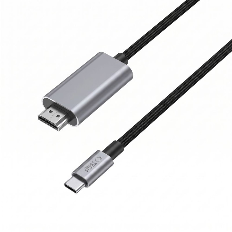 TECH-PROTECT ULTRABOOST USB-C към HDMI 2.1 кабел 8K 60Hz 200см Iron Grey (5906302323920) TECH-PROTECT ULTRABOOST USB-C към HDMI 2.1 кабел 8K 60Hz 200см Iron Grey (5906302323920)