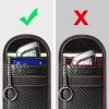 Tech-Protect KLR100 Pouch калъф за ключове без ключ (Keyless) за блокиране на RFID сигнали, карбон черно/червено - 5906302323937