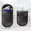 Tech-Protect KLR100 Pouch калъф за ключове без ключ (Keyless) за блокиране на RFID сигнали, карбон черно/червено - 5906302323937