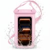 Tech-Protect UWC7 универсален водоустойчив плаващ кейс за смартфони до 6.9 инча, розов - 5906302323951