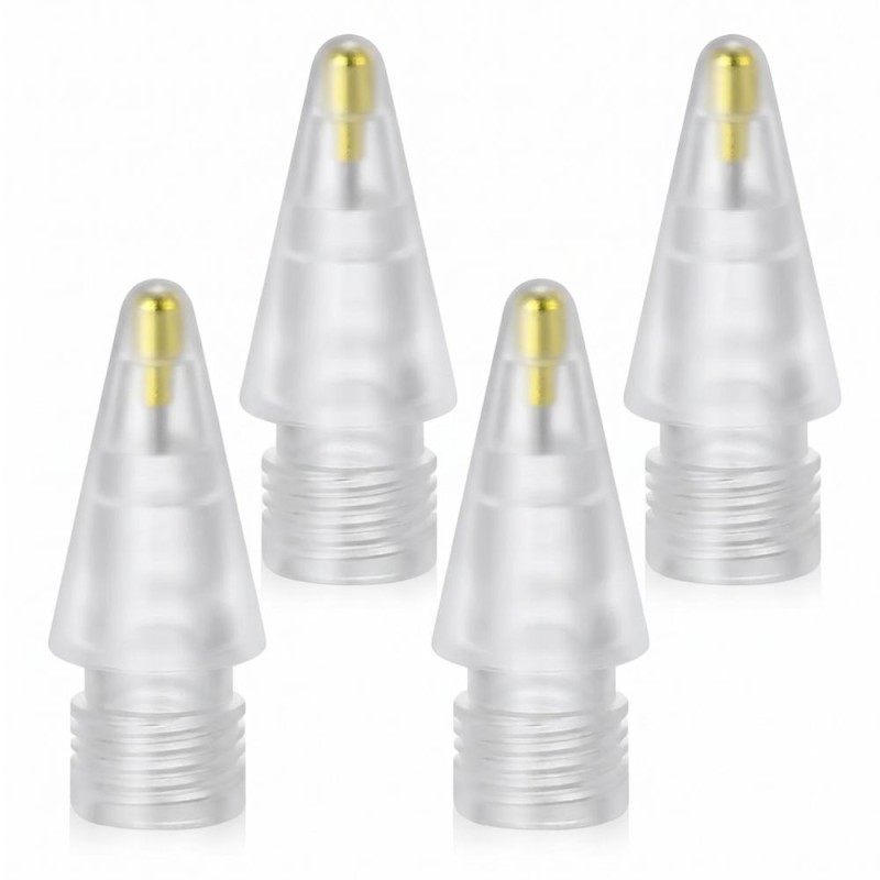 Tech-Protect Stylus Tips 4-пак за Apple Pencil, прозрачен - 5906302323968