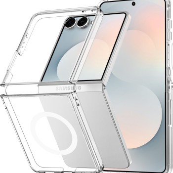 TECH-PROTECT FlexAir Hybrid MagSafe за Samsung Galaxy Z Flip 8 – прозрачен (CLEAR)