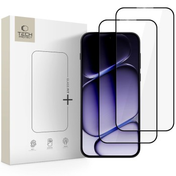 Tech-Protect Glass Fit+ закалено стъкло за OnePlus Nord 6 (Black) – 2 броя