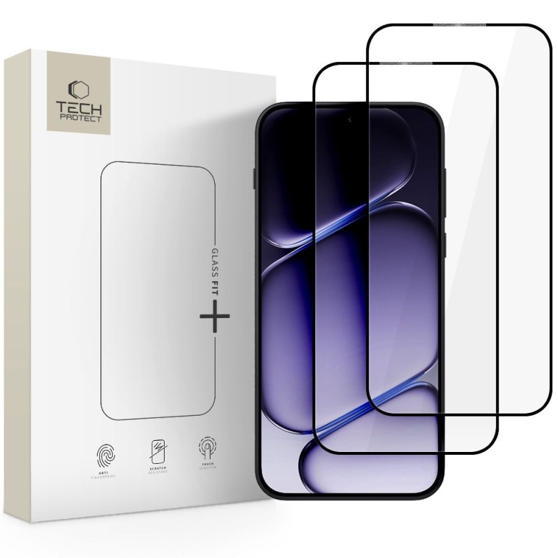 Tech-Protect Glass Fit+ закалено стъкло за OnePlus Nord 6 (Black) – 2 броя - Tech-Protect Glass Fit+ закалено стъкло за OnePlus Nord 6 (Black) – 2 броя - 5906302324088