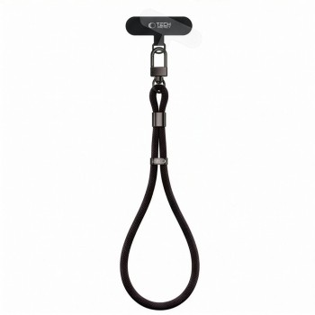 TECH-PROTECT C11S Rope Wrist Strap Обсидиан Черно TECH-PROTECT C11S Rope Wrist Strap Обсидиан Черно