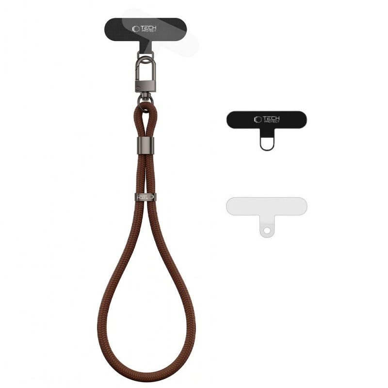 TECH-PROTECT C11S Rope Wrist Strap (кафяв орех) TECH-PROTECT C11S Rope Wrist Strap (кафяв орех)