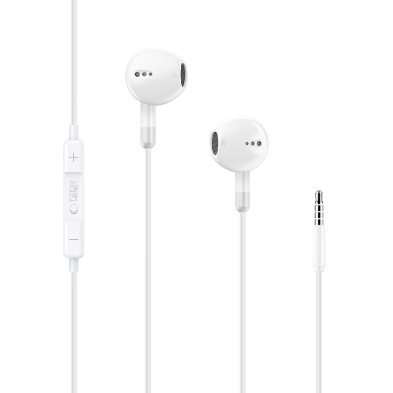 TECH-PROTECT ULTRABOOST MINI JACK слушалки с 3,5 мм Core G4 White (5906302324293) TECH-PROTECT ULTRABOOST MINI JACK слушалки с 3,5 мм Core G4 White (5906302324293)