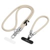 Tech-Protect C10S Rope Crossbody & Wrist Desert Beige/Titanium (2 в 1) - Tech-Protect C10S Rope Crossbody & Wrist Desert Beige/Titanium (2 в 1) - 5906302324361