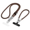 TECH-PROTECT C10S Rope crossbody & wrist каишка с въже Walnut Brown/Titanium - TECH-PROTECT C10S Rope crossbody & wrist каишка с въже Walnut Brown/Titanium - 5906302324378