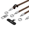 TECH-PROTECT C10S Rope crossbody & wrist каишка с въже Walnut Brown/Titanium - TECH-PROTECT C10S Rope crossbody & wrist каишка с въже Walnut Brown/Titanium - 5906302324378